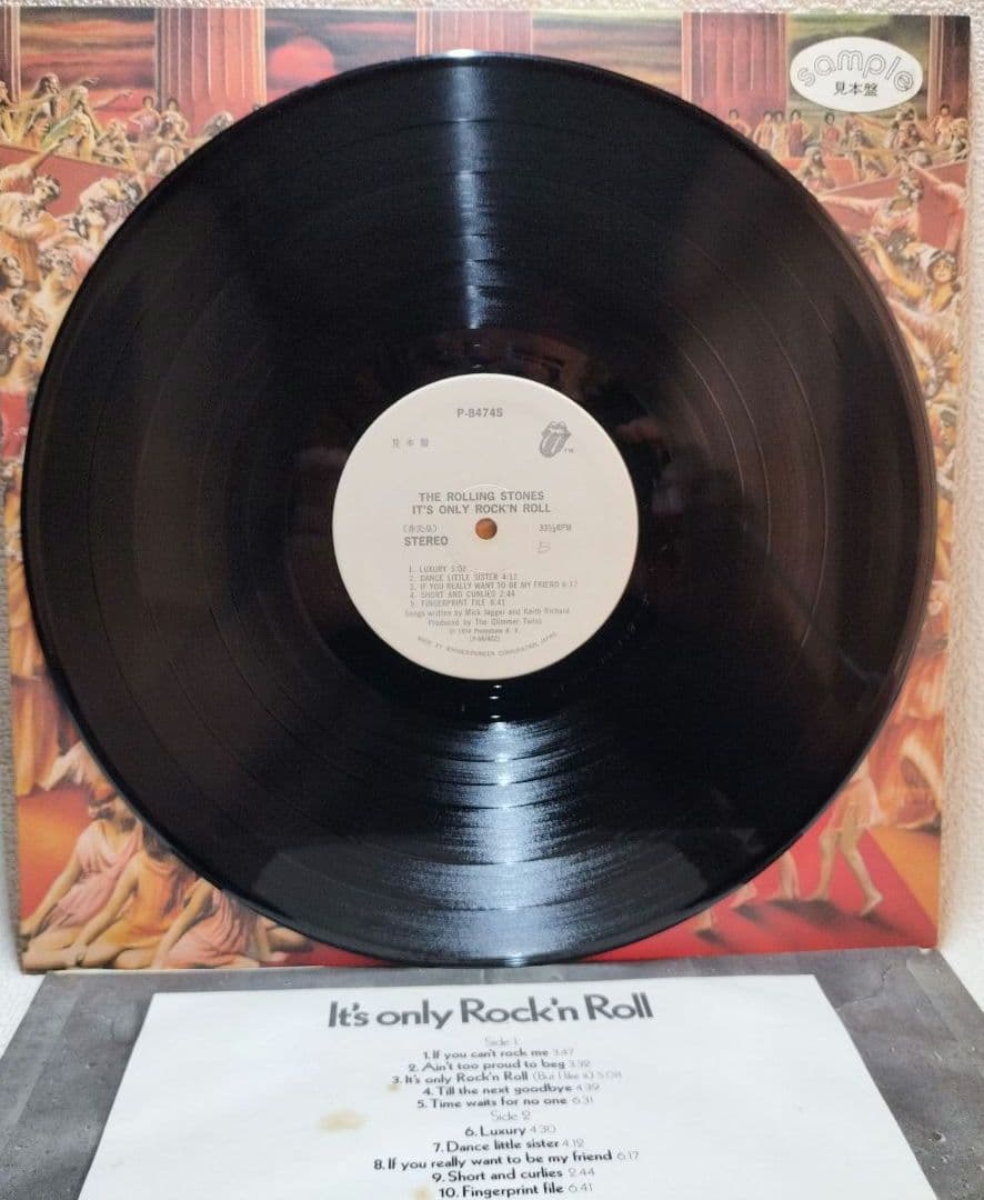 『ＩＴ’Ｓ ＯＮＬＹ ＲＯＣＫ’Ｎ ＲＯＬＬ／ＴＨＥ…』帯付《見本盤》【中古ＬＰ