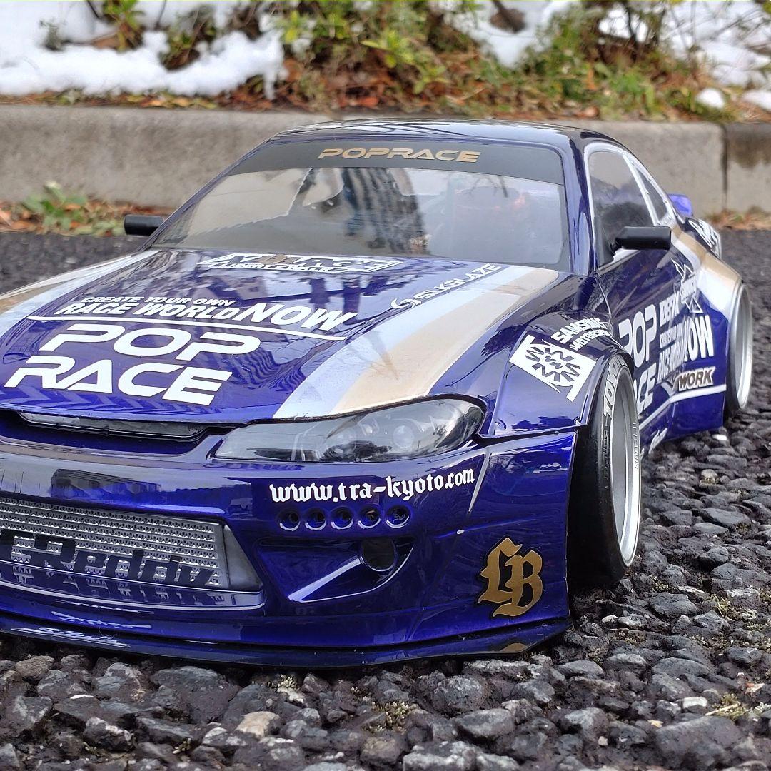 シルビア S15 ラジドリ ボディ 用カッティング ステッカー drift rc
