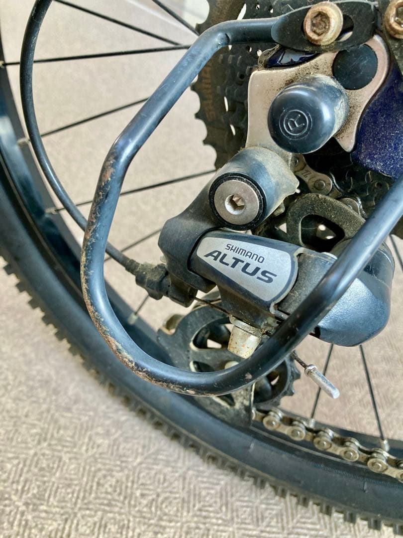 【引取限定】 ヨツバサイクル 22インチ キャプテンネイビー
