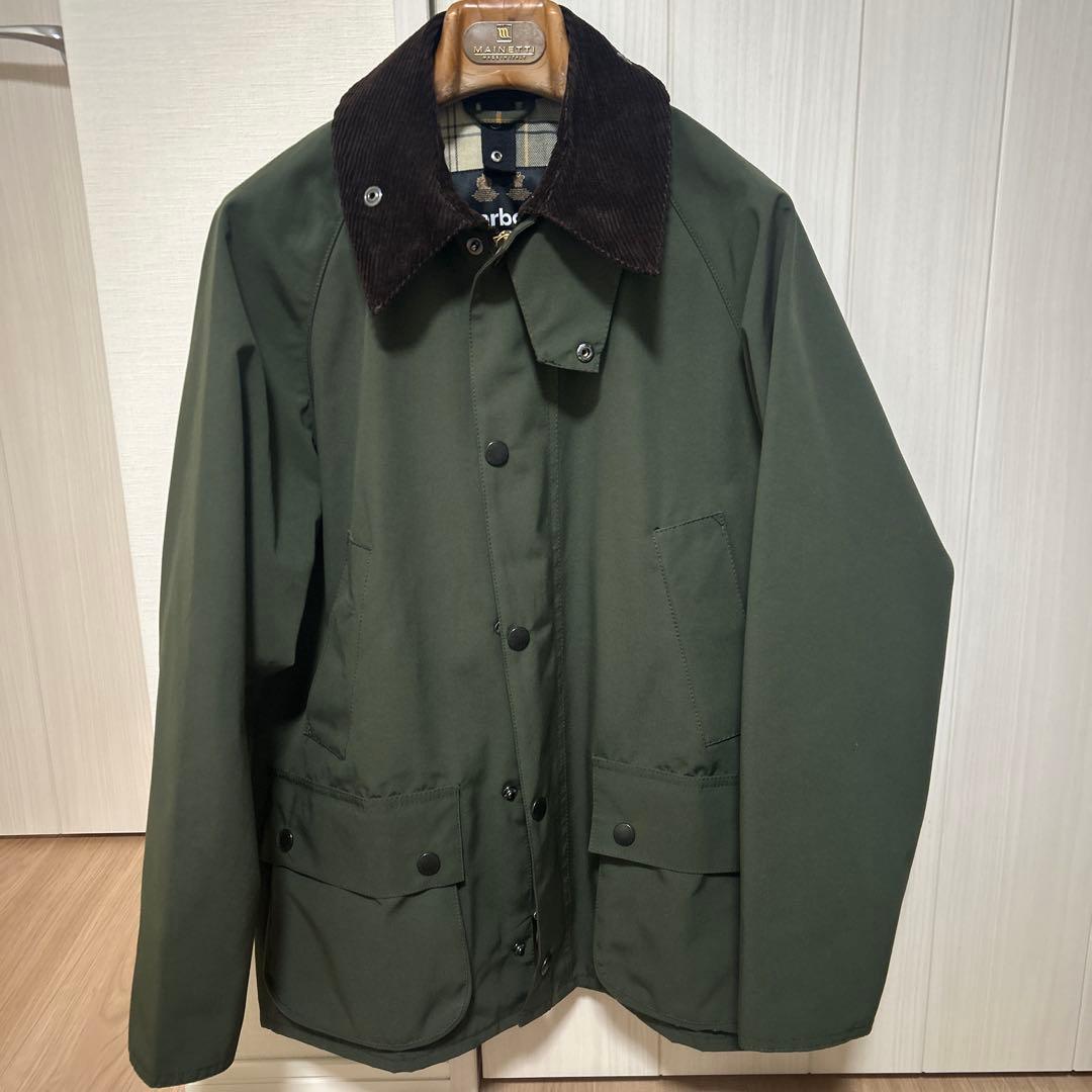 【美品】ビームスプラス別注 バブアー BEDALE クラシックフィットセージ38