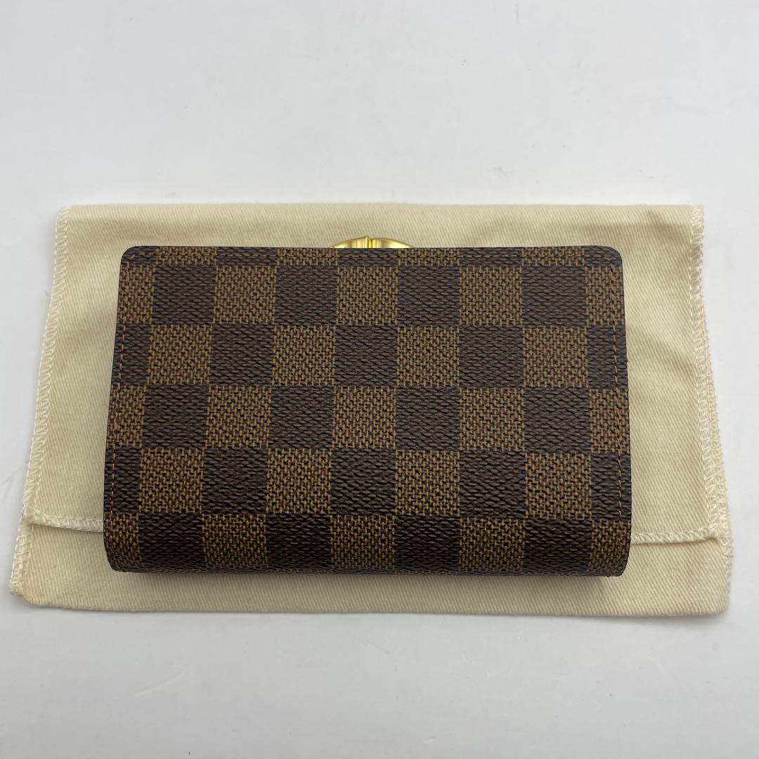 新品未使用　ルイヴィトン　ダミエ　エベヌ　ポルトフォイユヴィエノワ　折財布