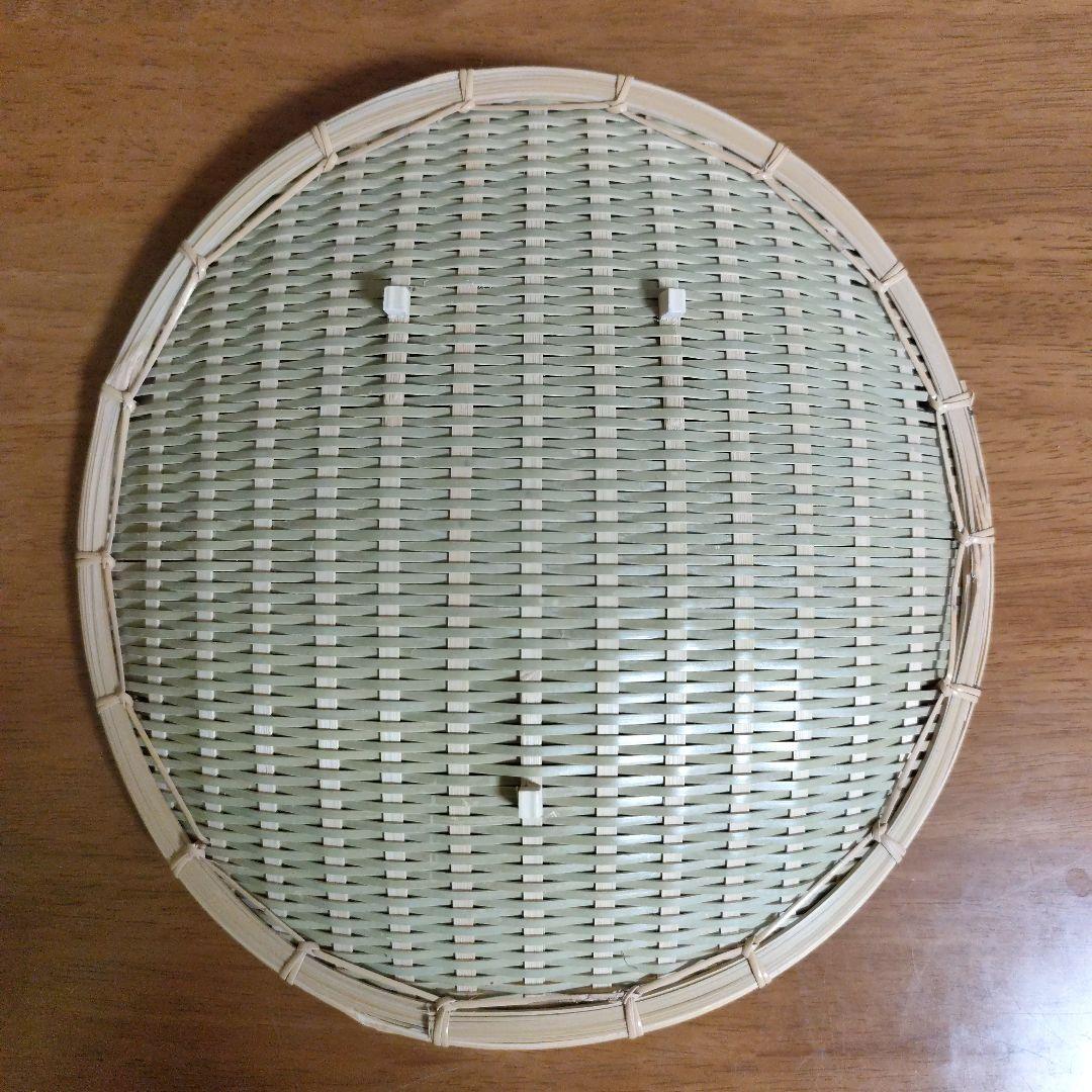 「竹虎　磨き当縁ざる（大）2つ」と「藤倉商店　青ざる33cm1つ」のセット