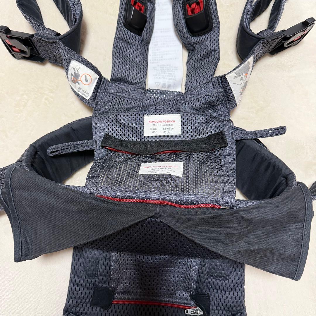BabyBjörn ベビーキャリア One Kai Air アンスラサイト 美品