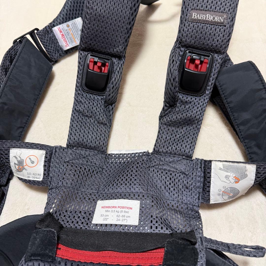 BabyBjörn ベビーキャリア One Kai Air アンスラサイト 美品