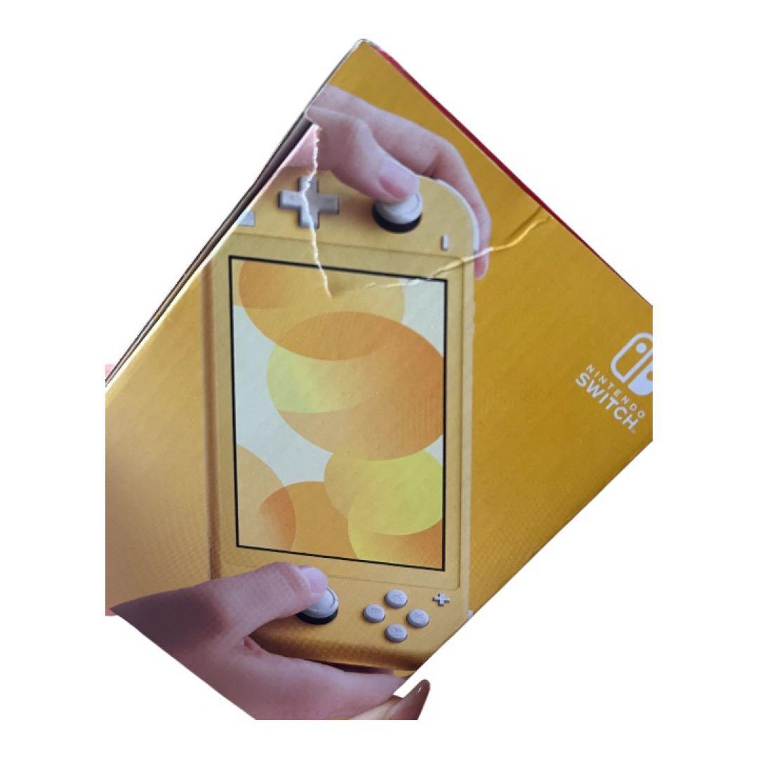 【使用済】Nintendo Switch Lite イエロー 付属品付き