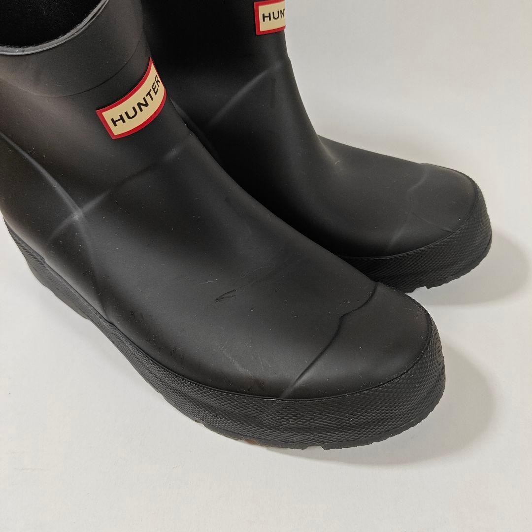 未使用 HUNTER ハンターレインブーツ UK3　23.0cmブラック