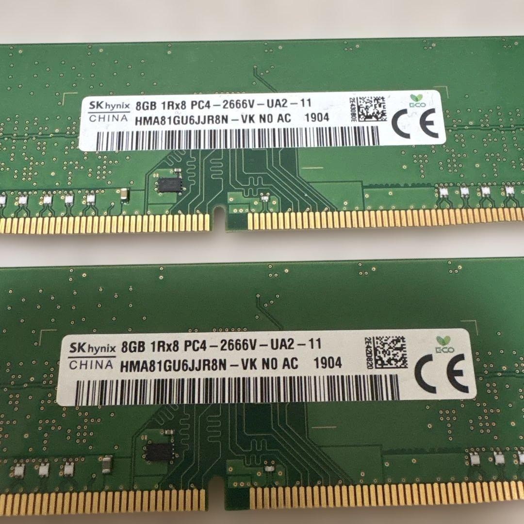 SK hynix PC4-2666V メモリ2枚