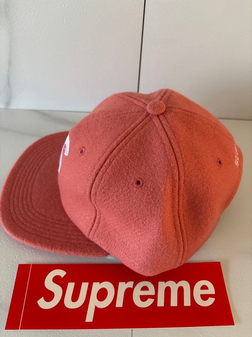 Supreme Wool S Logo 6-Panel ダークピンク 17aw