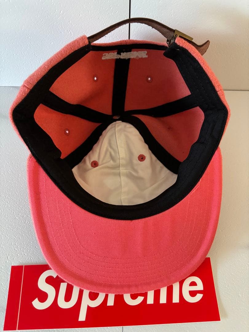 Supreme Wool S Logo 6-Panel ダークピンク 17aw