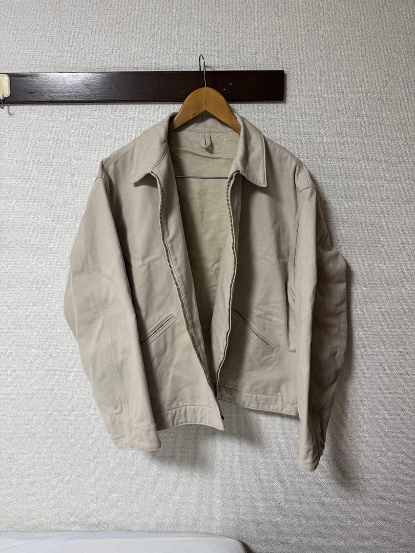 COMOLI コットンツイル ジップショートジャケット 25AW