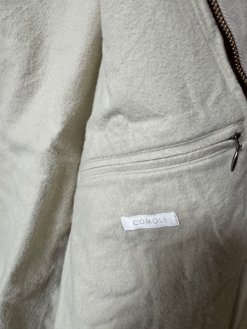 COMOLI コットンツイル ジップショートジャケット 25AW