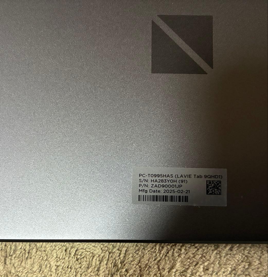 LAVIE Tab T9 T0995/HAS ストームグレー