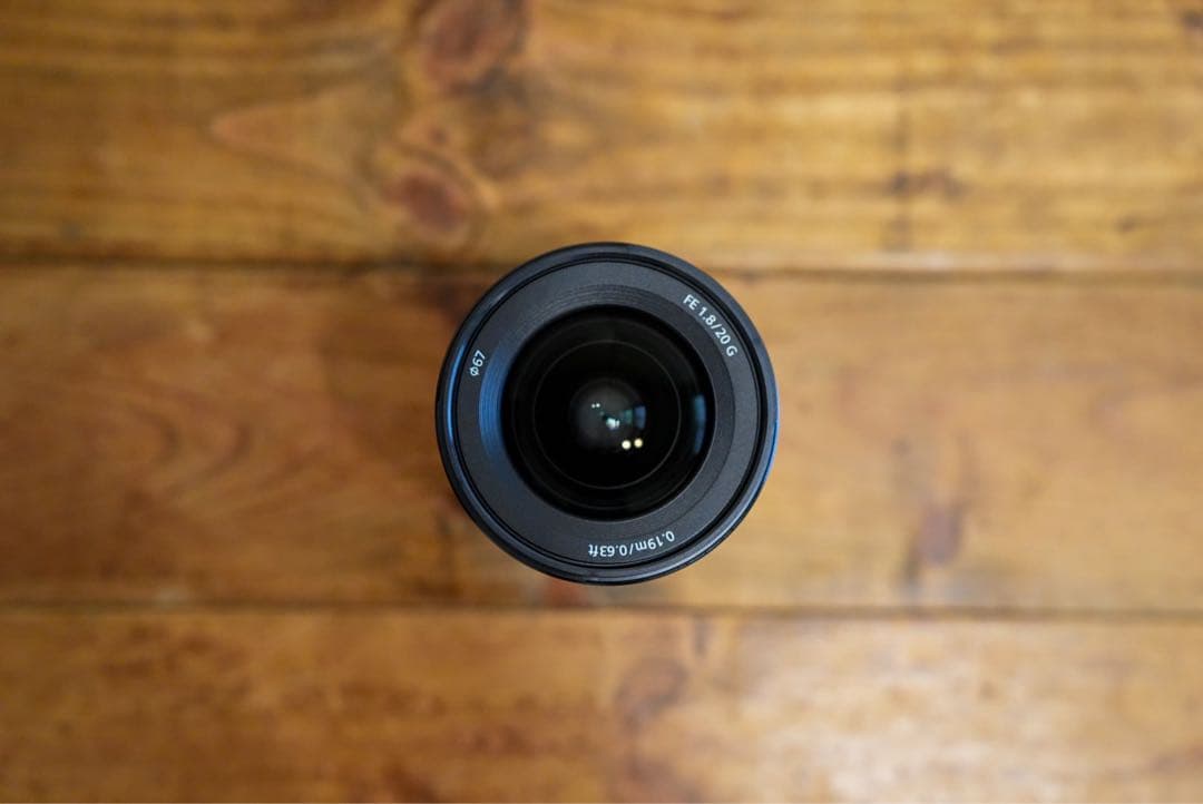 【美品】SONY FE 20mm F1.8 Gレンズ SEL20F18G