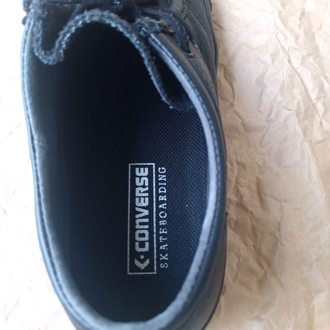 ★コンバース CS モカシン レザーOXスケートボーディングオックス★28cm