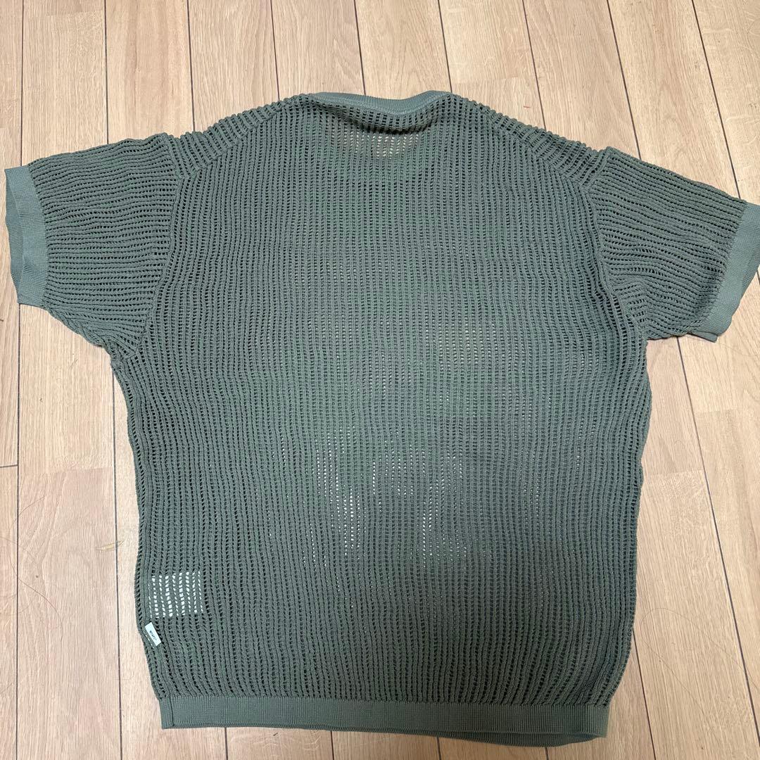 WTAPS メッシュニットT 02 ダブルタップス サマーニット オリーブ