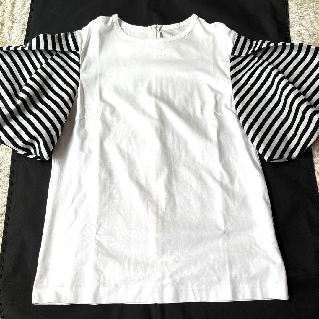 ☆極美品☆BORDERS at BALCONY PUFF SLEEVE TEE