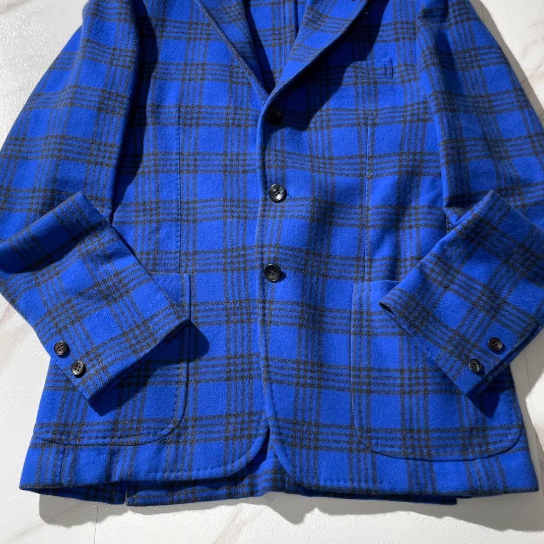 美品★現行★SARTORIO サルトリオ　テーラードジャケット　ウール　チェック