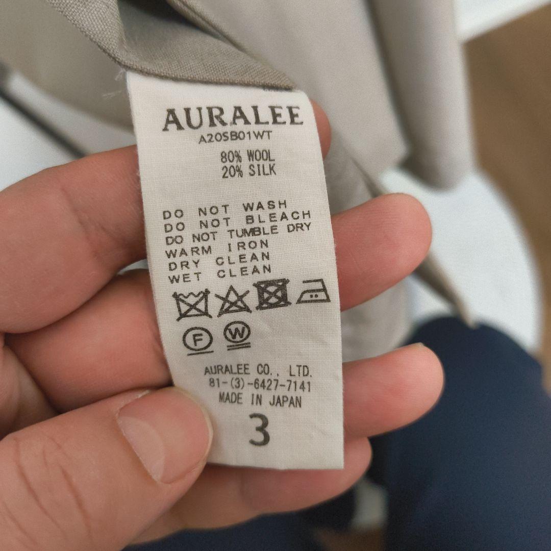 ジャケット・アウター auralee WOOL SILK TROPICAL SHIRTS JACKET