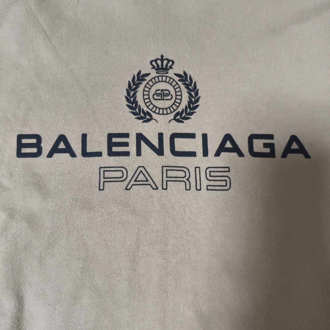 BALENCIAGA PARIS ロゴ Tシャツ ベージュ