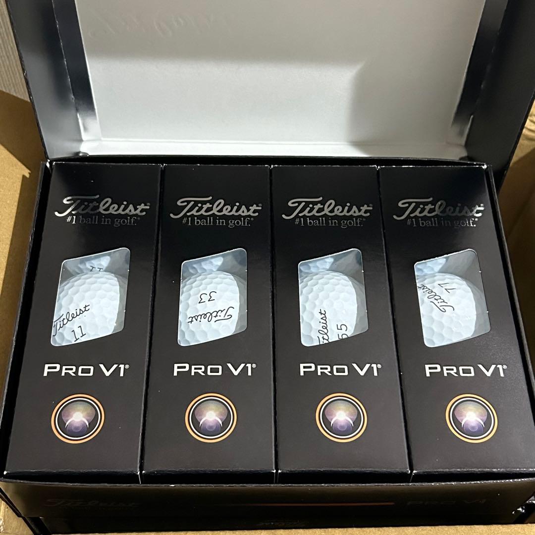 2025 TITLEISTタイトリストPROV1 プロV1 ダブルナンバー