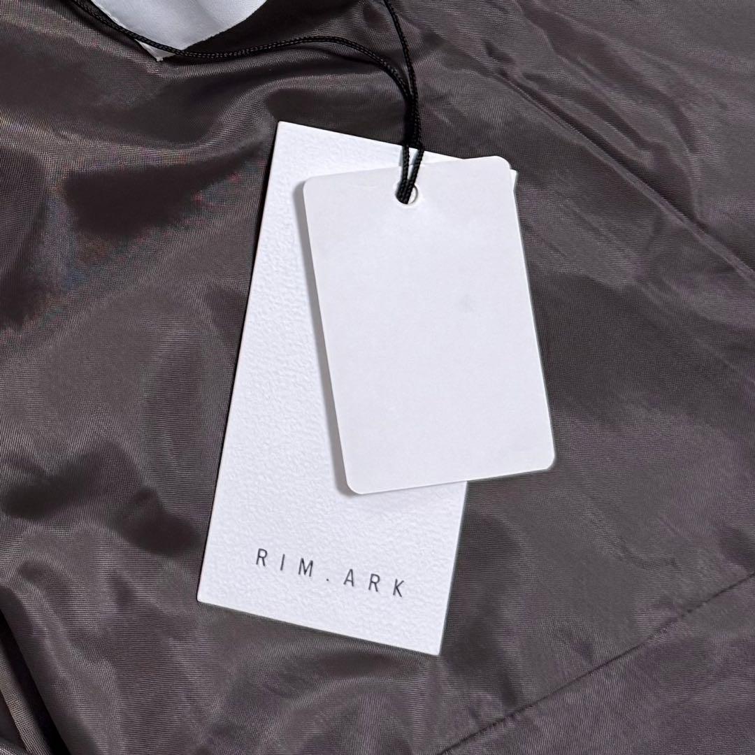 【新品】RIM.ARK Overlap ハイネック ロングコート アシンメトリー