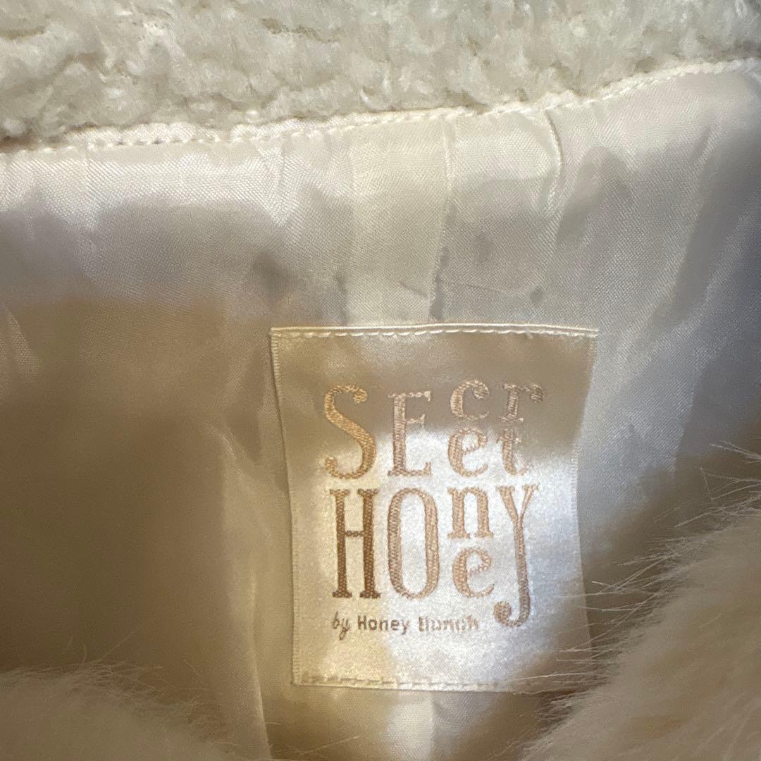 secret honey ホワイトロングコート