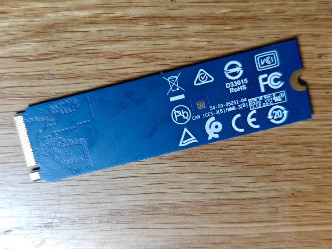 WesternDigital WDBlue SN550 500GB 2592時間