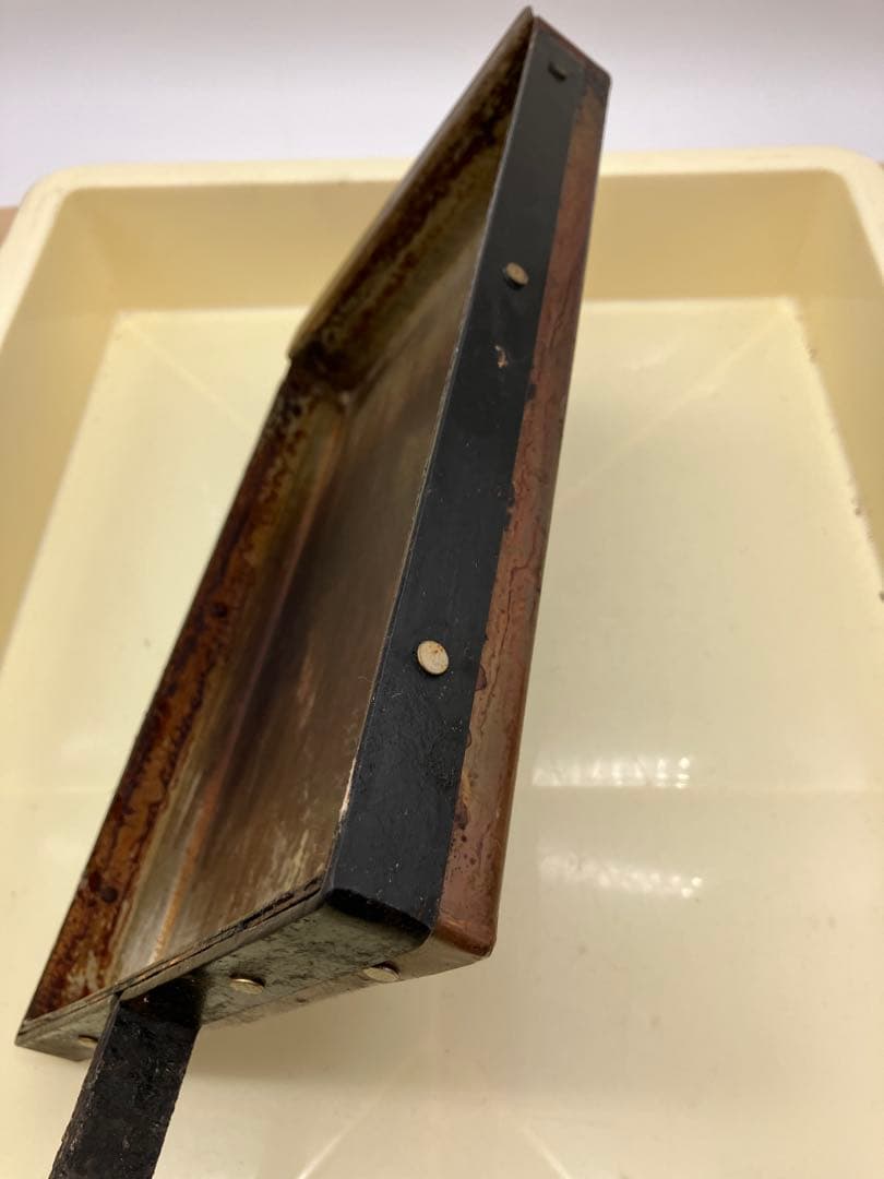 ち*。様 京都八木包丁店 銅製　卵焼き器　源金吉　 卵焼き器 大型　28X18c