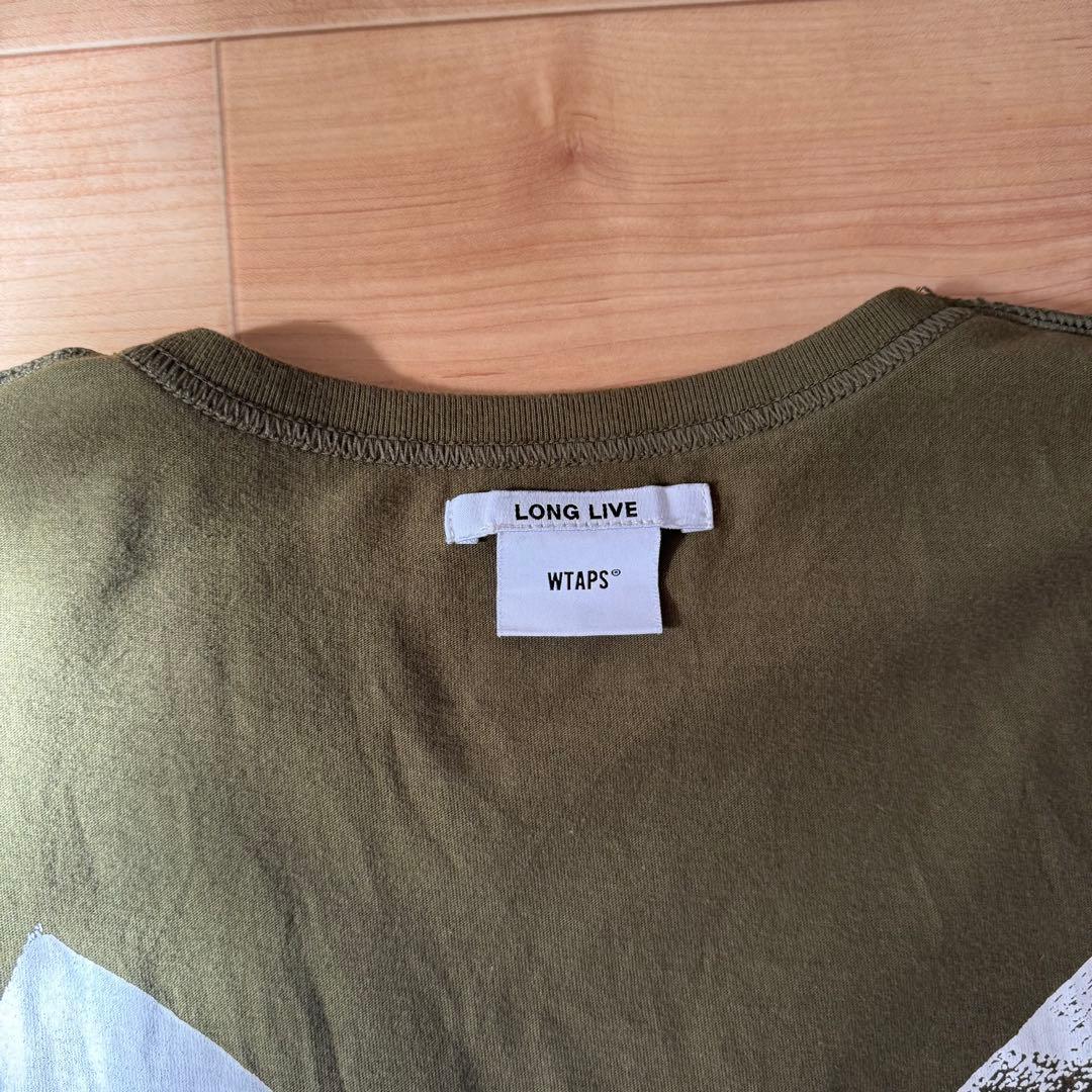 WTAPS 22SS CROSS 半袖Tシャツ　オリーブドラブ サイズ X04
