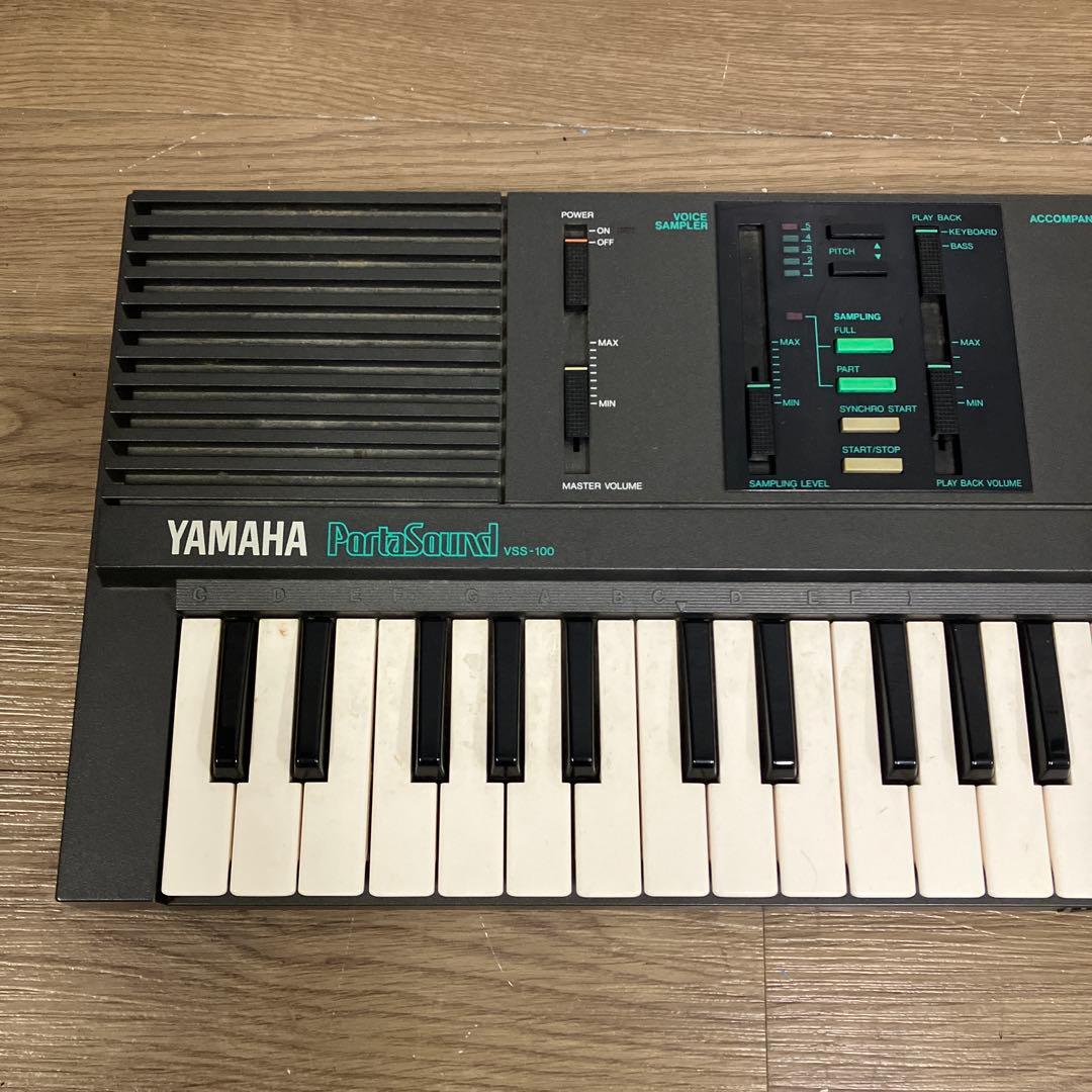 E-5ヤマハ PortaSound ポータサウンド VSS-100 キーボード