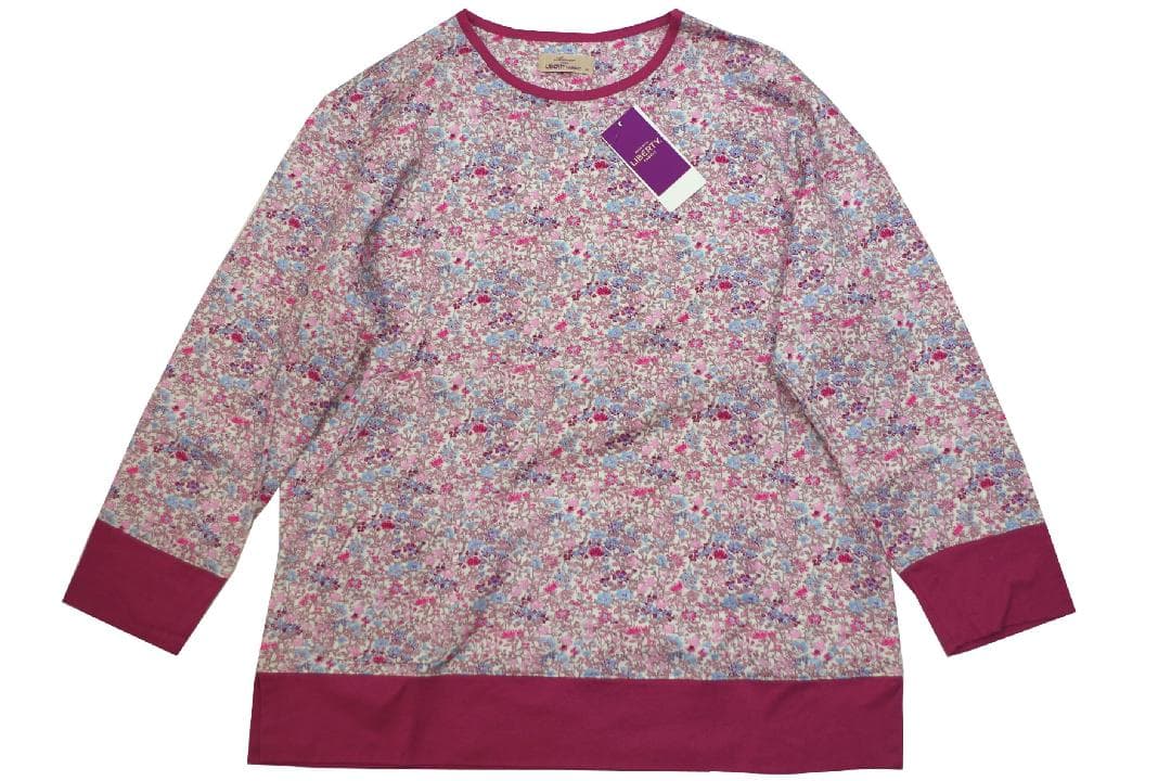 【新品】リバティ LIBERTY fabric　春秋物パジャマ（LL)　日本製
