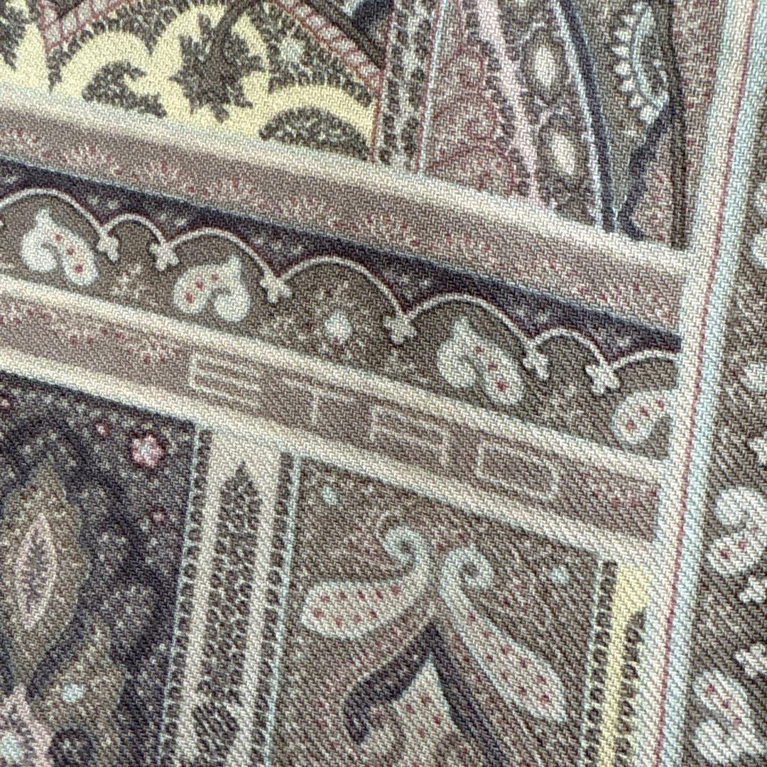 イタリア製　エトロ　ウール&シルク　ストール　ETRO ペイズリー　SILK 毛