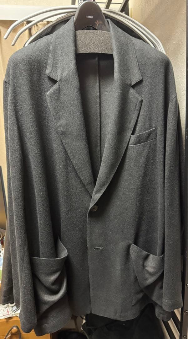 ジャケット・アウター RayonSilk Flannel Single Breasted Jacket
