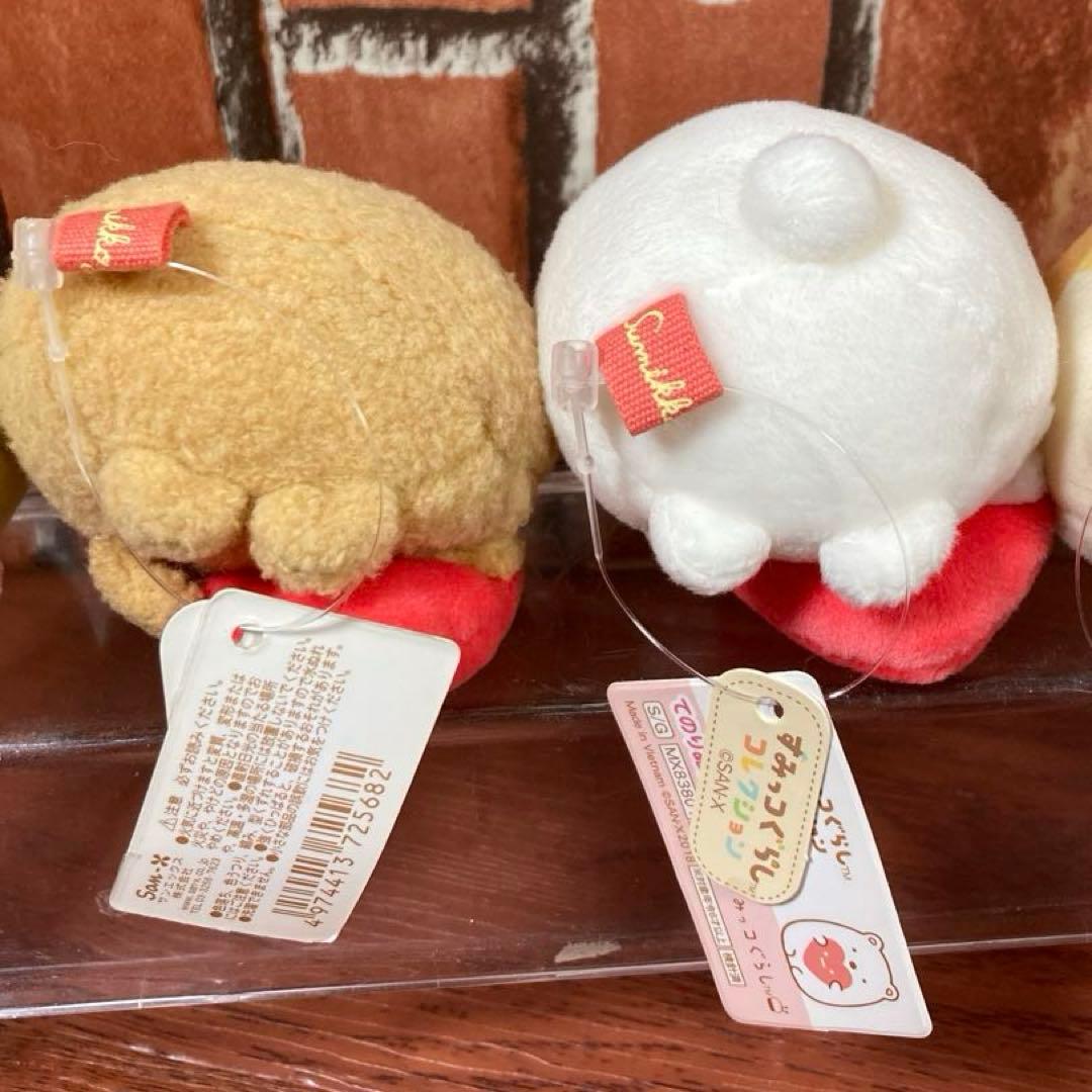 すみっコぐらし　てのりぬいぐるみ　ハート　しろくまのてづくりぬいぐるみ5体セット