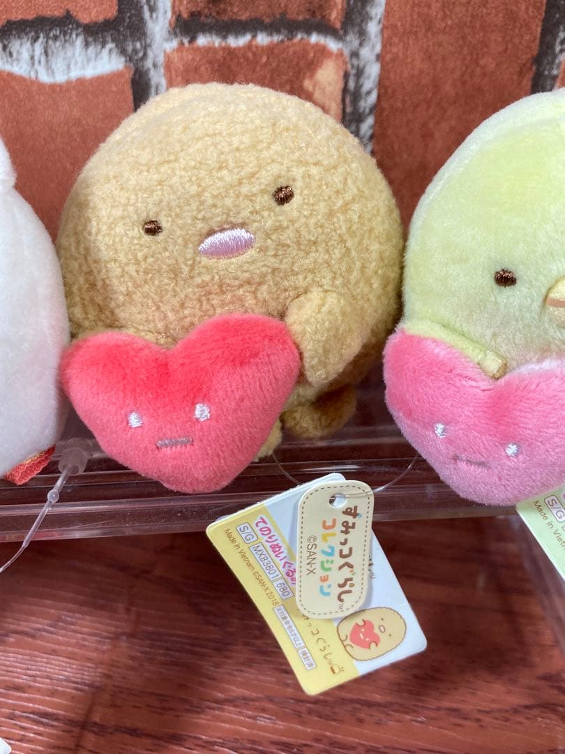 すみっコぐらし　てのりぬいぐるみ　ハート　しろくまのてづくりぬいぐるみ5体セット