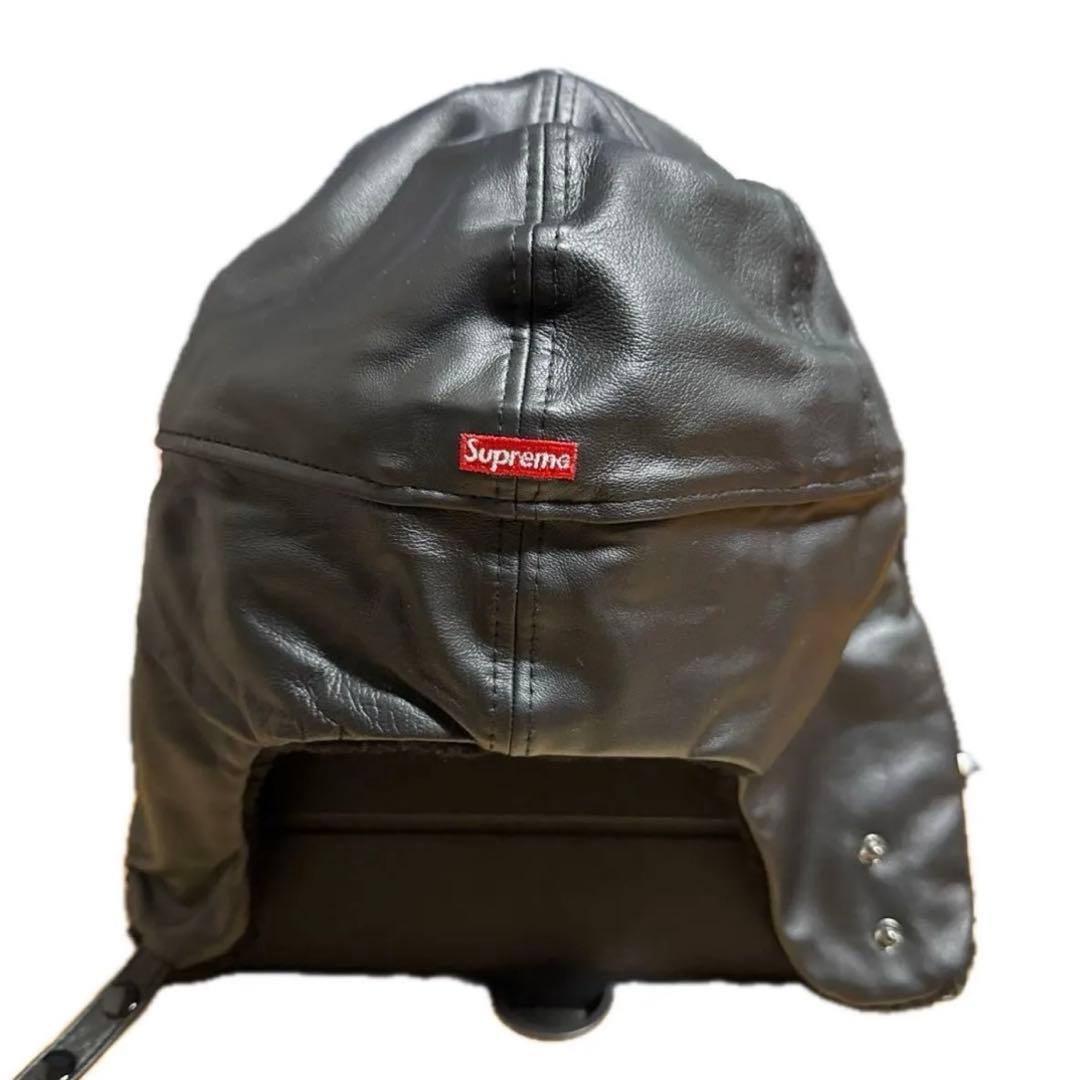 M*a様 Supreme Leather Earflap Box Logo Ne