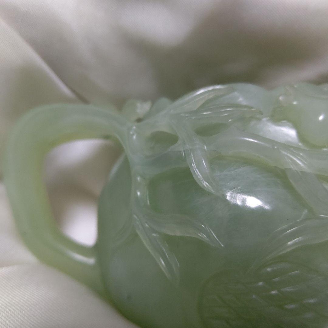 中国茶器セット箱入り　検　玉石　彫刻　中国美術工芸