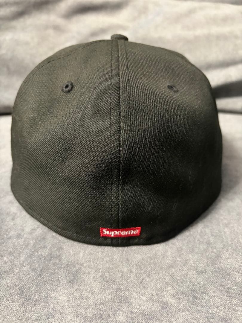 SUPREME ベースボールキャップ ブラック 7 5/8