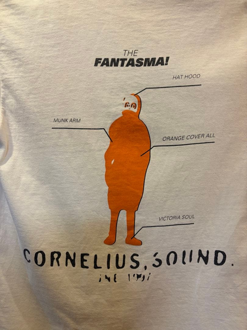 C*0様 Cornelius FANTASMA! Tシャツ ホワイト