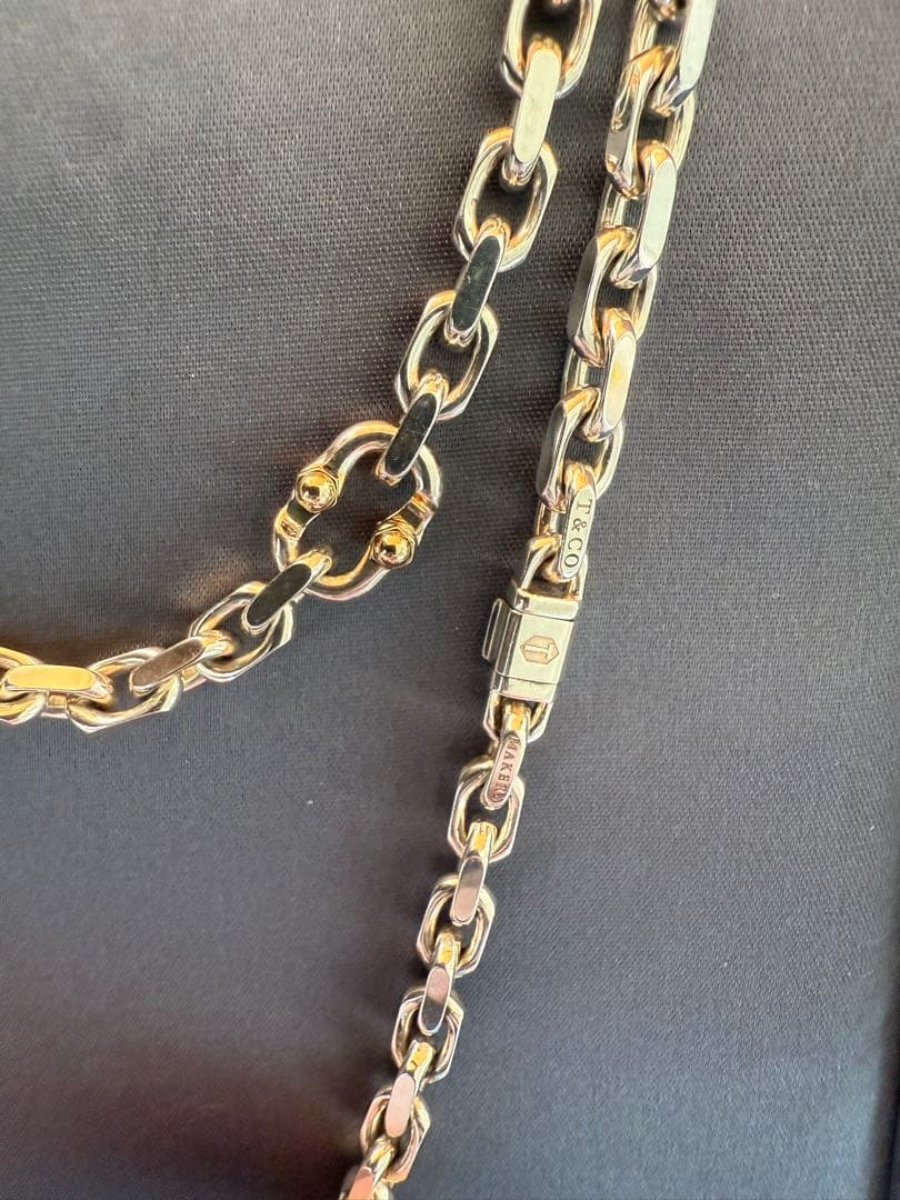 TIFFANY & CO. メイカーズ チェーン ネックレス 約61cm