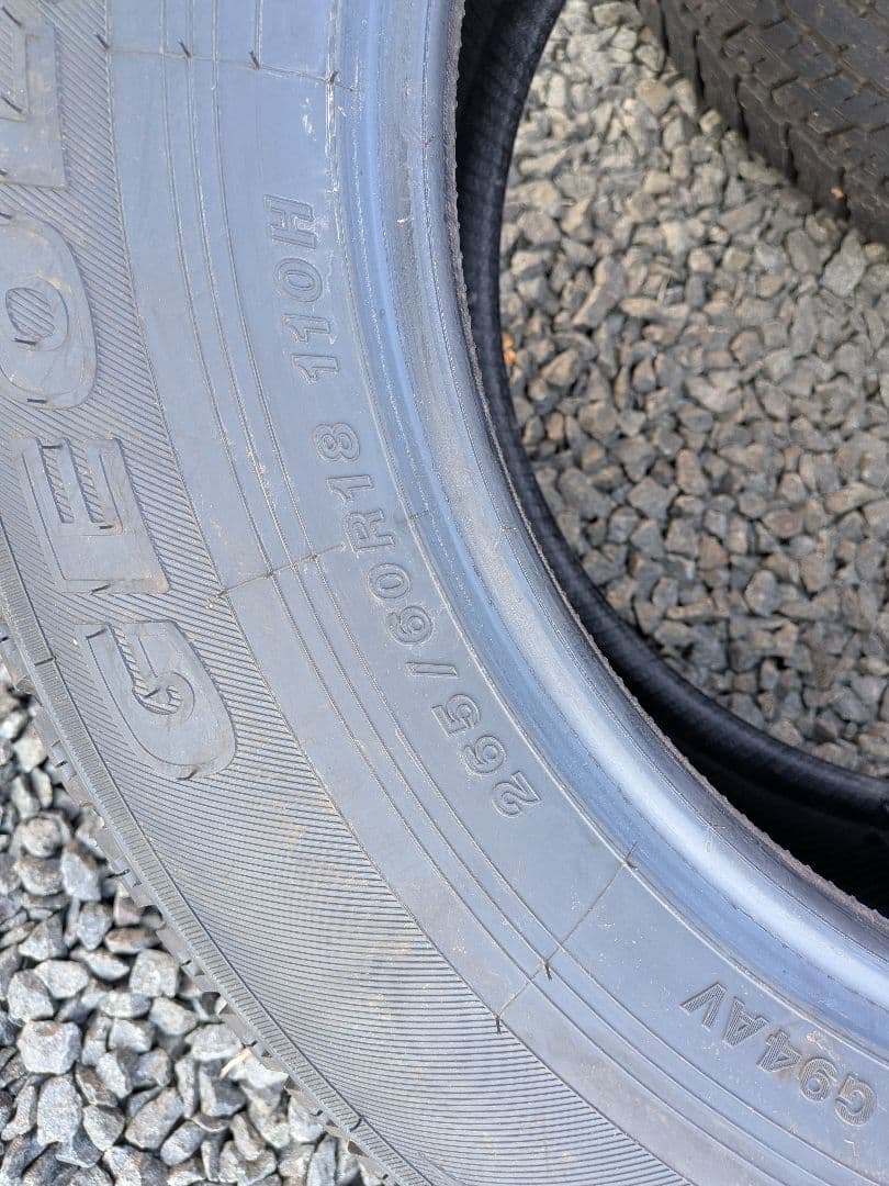 ①送料込【ほぼ新車外し】ヨコハマ タイヤ 18インチ 4本セット中1本