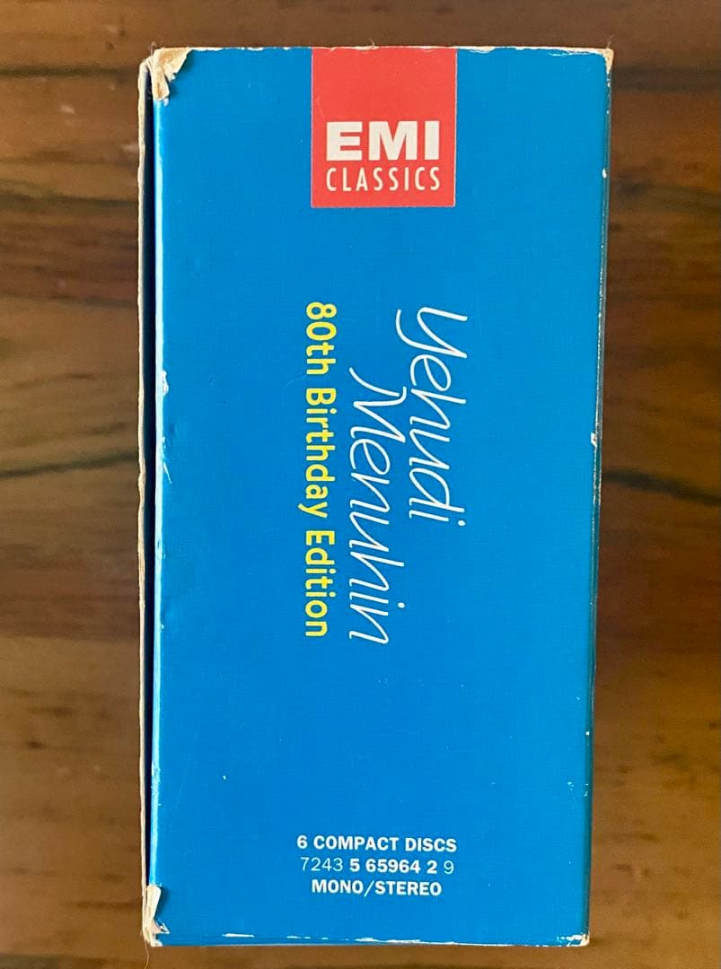 メニューイン　CD 6枚(80th Birthday Edition 1996)