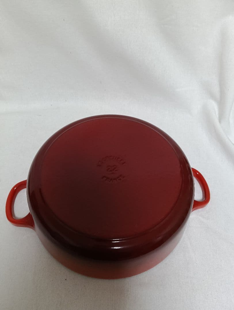 LE CREUSET 両手鍋 ココットジャポネーズ 22cm チェリーレッド