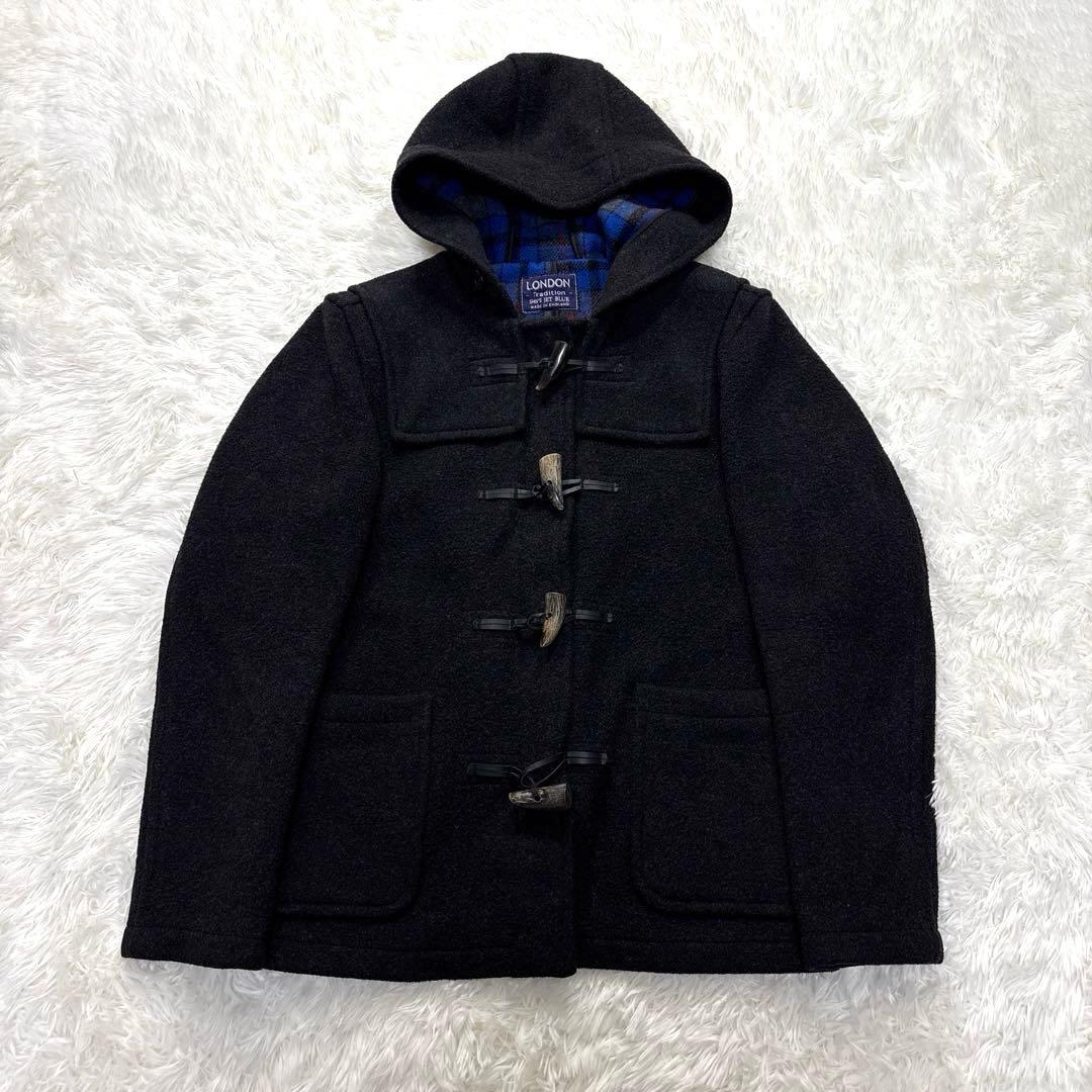 美品✨ロンドントラディション x SHIPS ダッフルコート 英国 ダークグレー