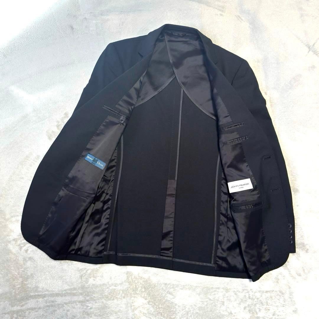 JOHN PEARSE スーツ セットアップ シングル ブラックフォーマル Y5