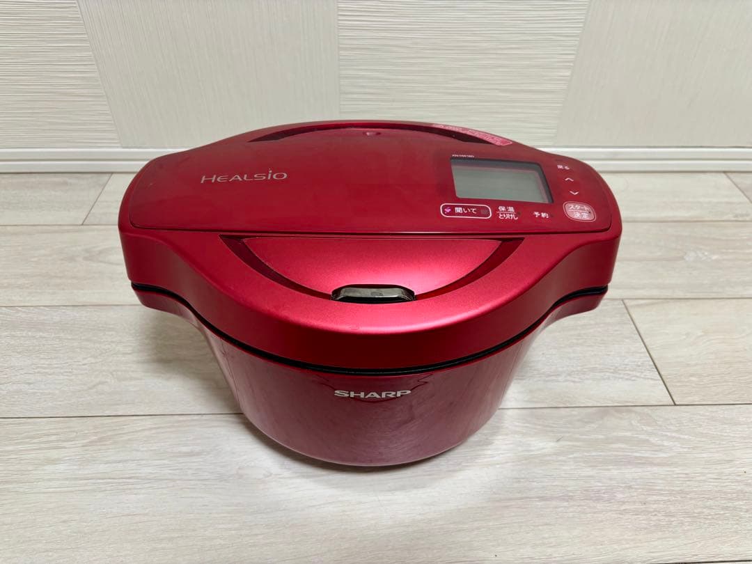 【値下げ】SHARP ヘルシオ ホットクック KN-HW16D レッド