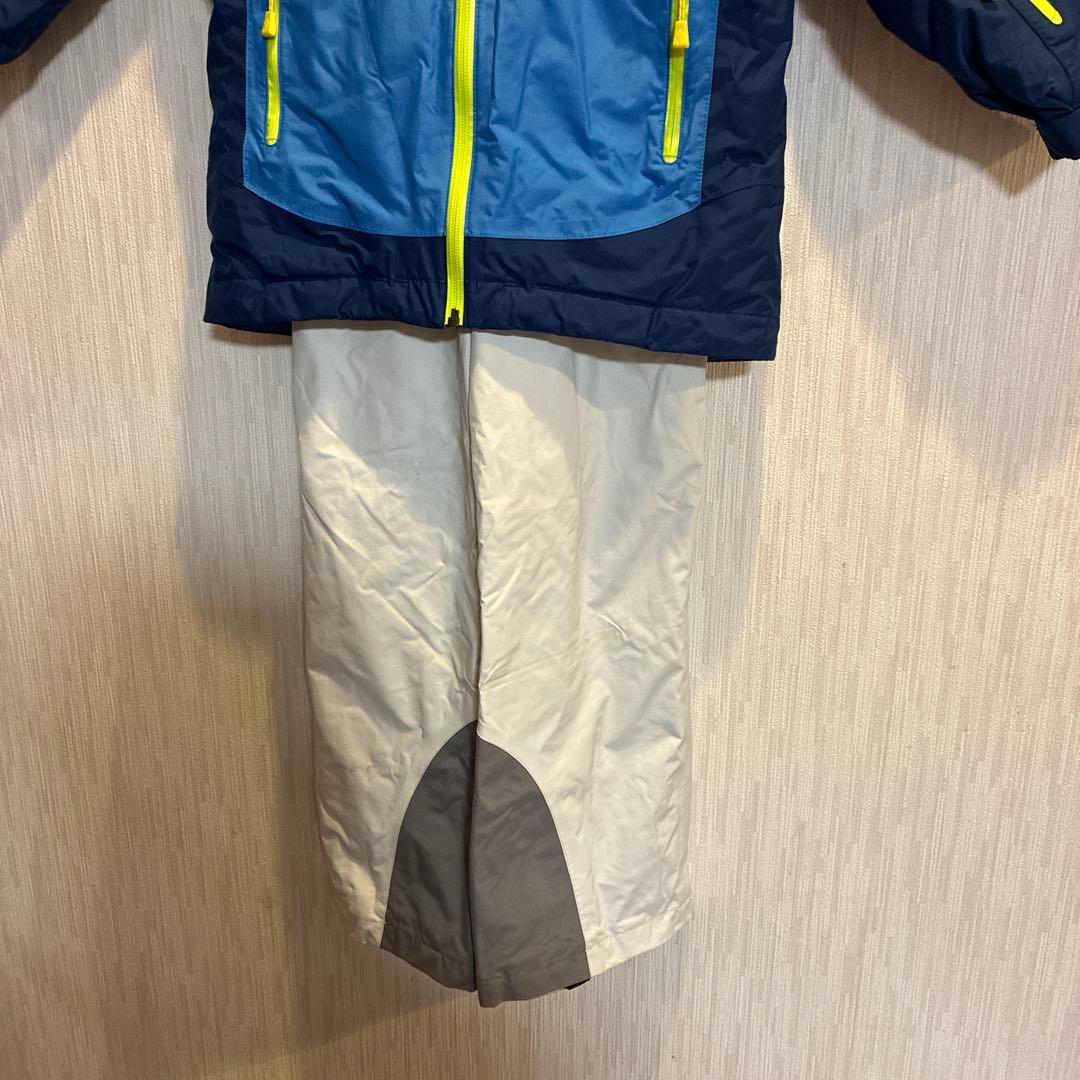 【お値下】クリーニング（防水加工）済みモンベルキッズスキーウェア上下サイズ120