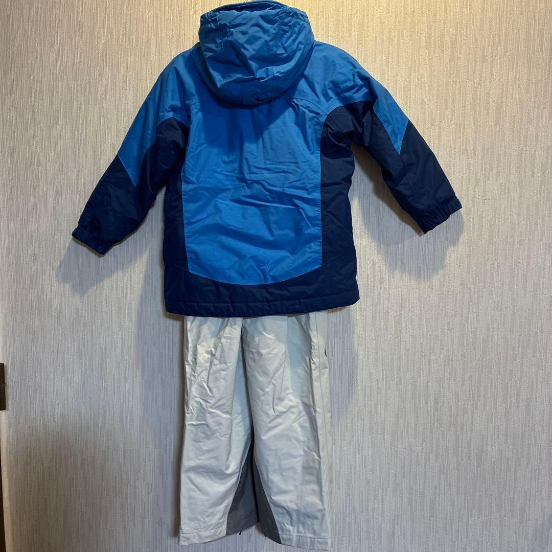 【お値下】クリーニング（防水加工）済みモンベルキッズスキーウェア上下サイズ120