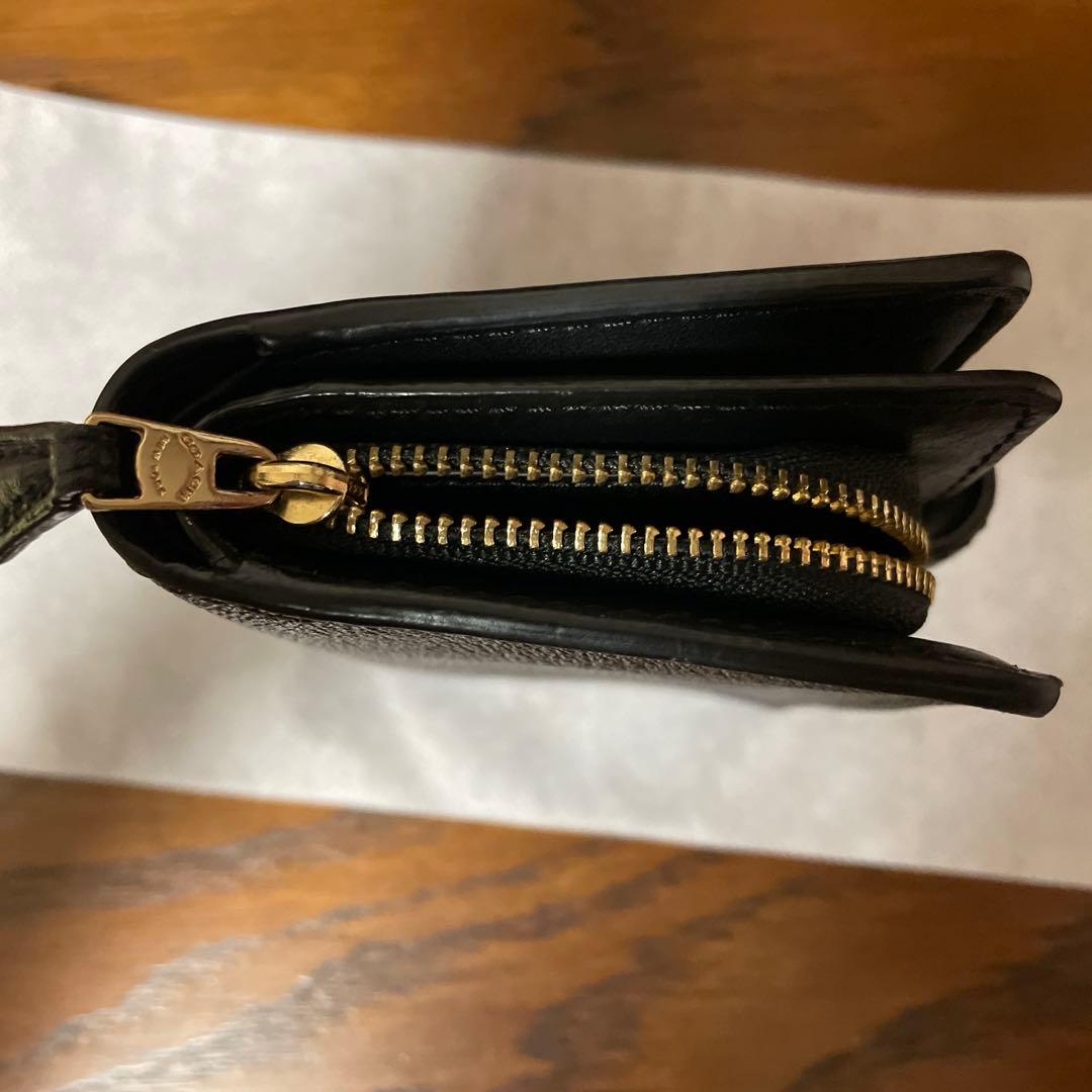 【美品】COACH 二つ折り財布