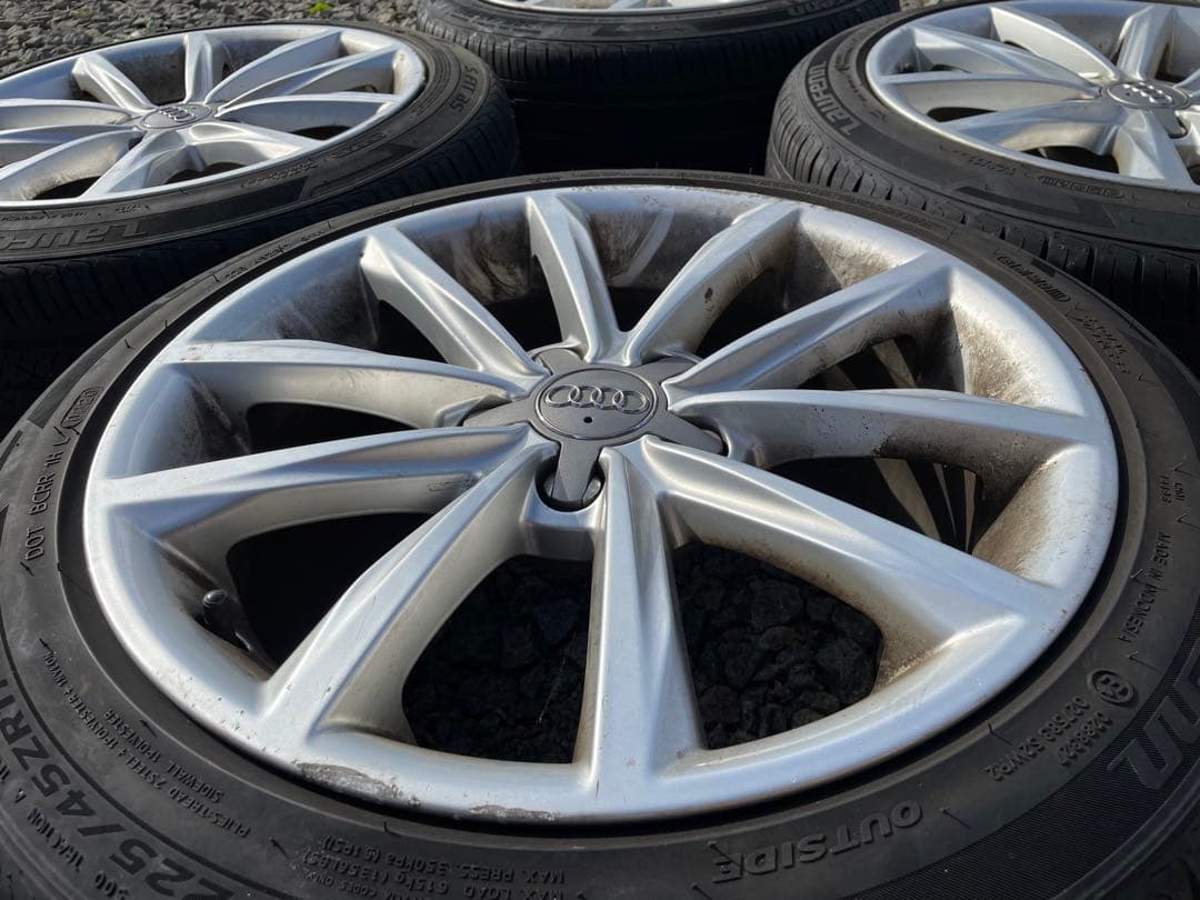 17インチ　Audi純正ホイール　4本セット　傷あり